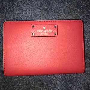 Kate spade cherry red wallet
